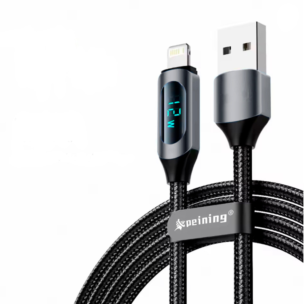 Cabo de Dados light Turbo Nylon Display Resistente Dobrável