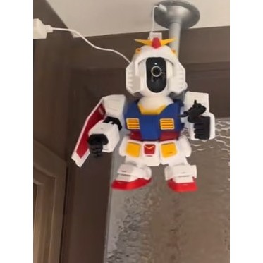 Capa de monitoramento inteligente HG Xiaomi-Gundam Mecha Anime Fãs Capa protetora legal Decoração de capa de câmera