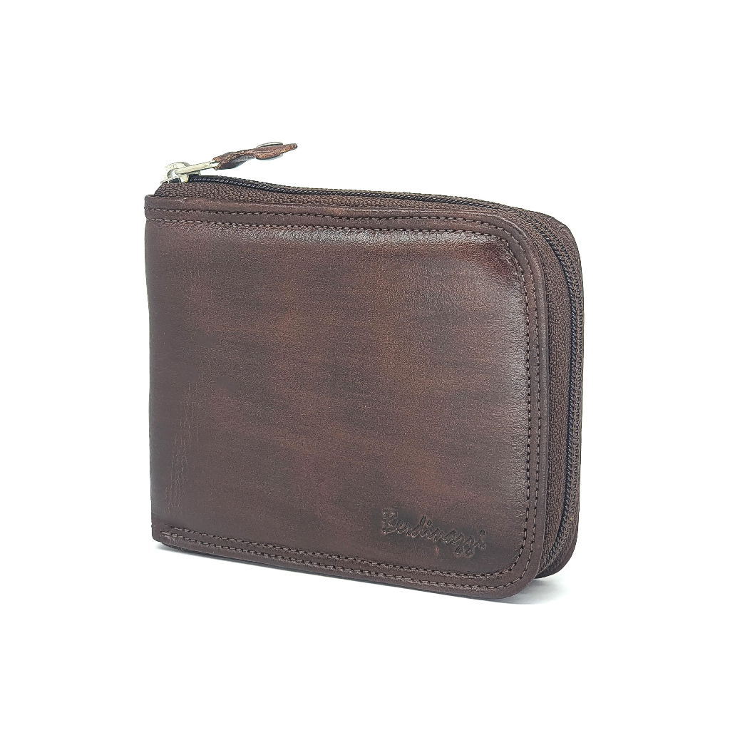 Carteira Masculina Zipper Couro legítimo Latego Angus