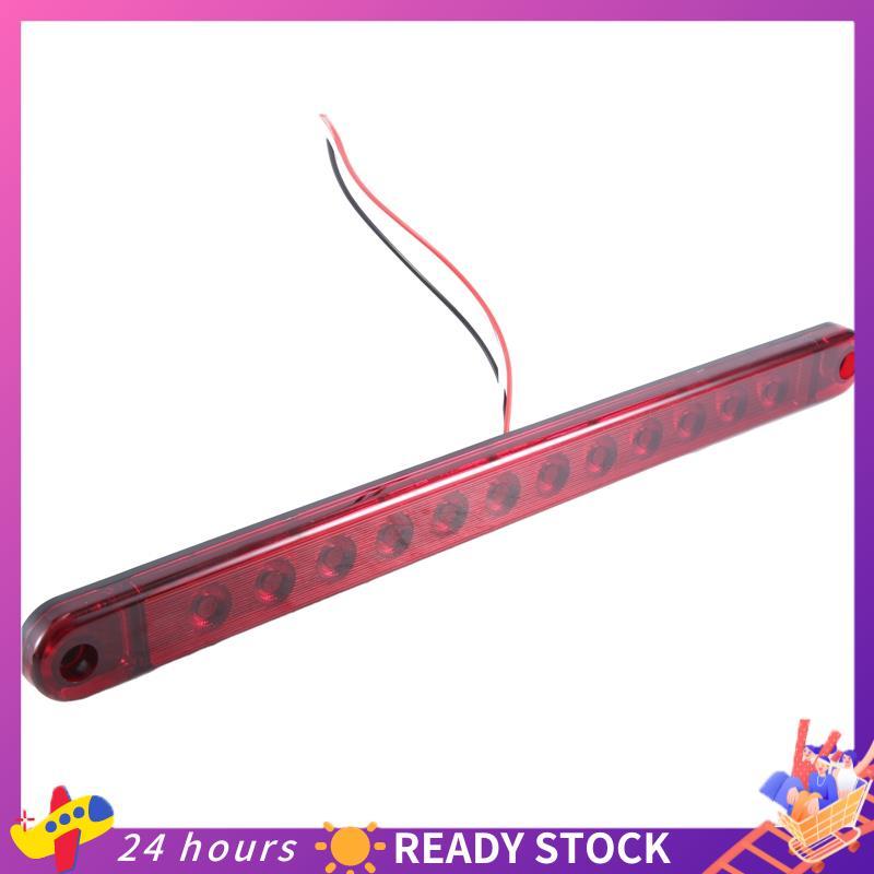 12LED Stop Light Tail 12V Barra De Lâmpada De Freio Caminhão Reboque Ônibus Luzes De Identificação Peças