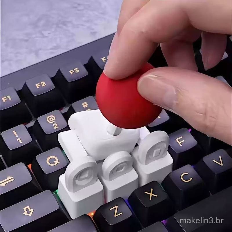Jogo de impressão 3D Joystick King of Fighters Keycap Teclado mecânico Keycap WADS Direção Key 5FIQ