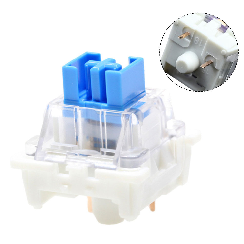 Interruptor De Teclado 30/50/90 Pçs Clicker Chave Substituição 3 Pinos Tátil Mecânico Inclui Keycap Extrator Escova De L