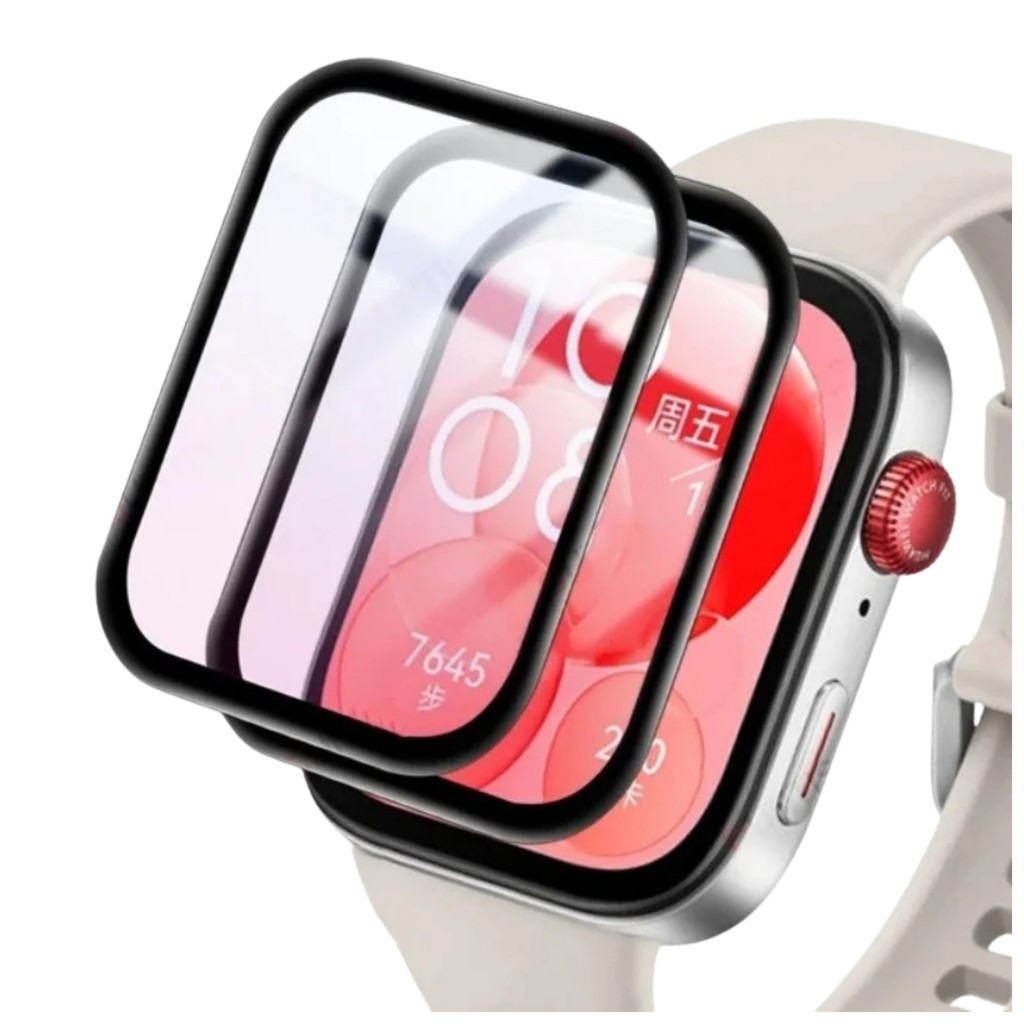 2 Uni. Películas 3d Anti Risco Para Smartwatch Huawei Fit 3