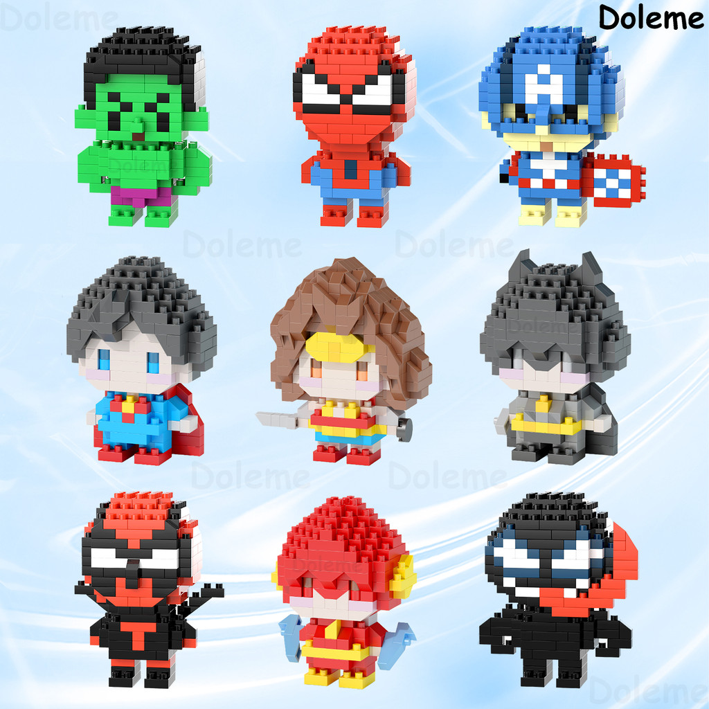 Mini Figuras em Blocos de Montar - Colecionável, Brinquedo Criativo e Divertido