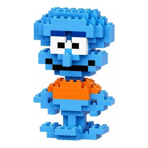Mini Blocos De Montar Lula Molusco Pixelado Colecionável - 1