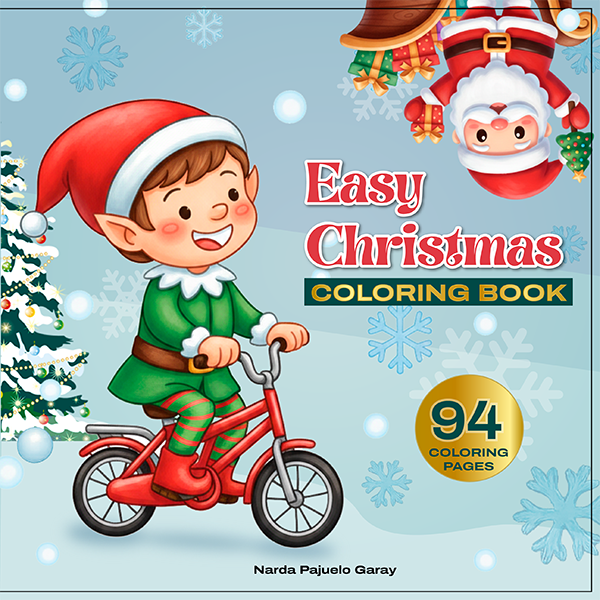 Easy Christmas Coloring Book