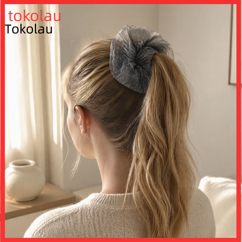Elastic Hair Ties for Women Stylish for Gifts Retro Polka Dot Tie for Girls – Soft Korean Style Scrunchies Elegant Pon