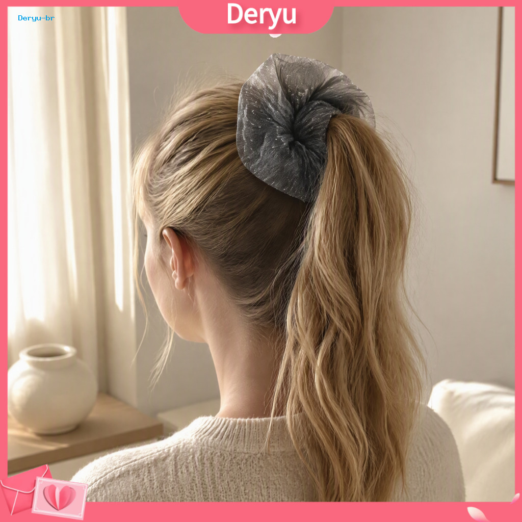 Elastic Hair Ties for Women Fashionable for Commuting Retro Polka Dot Tie for Girls – Soft Korean Style Scrunchies Ele