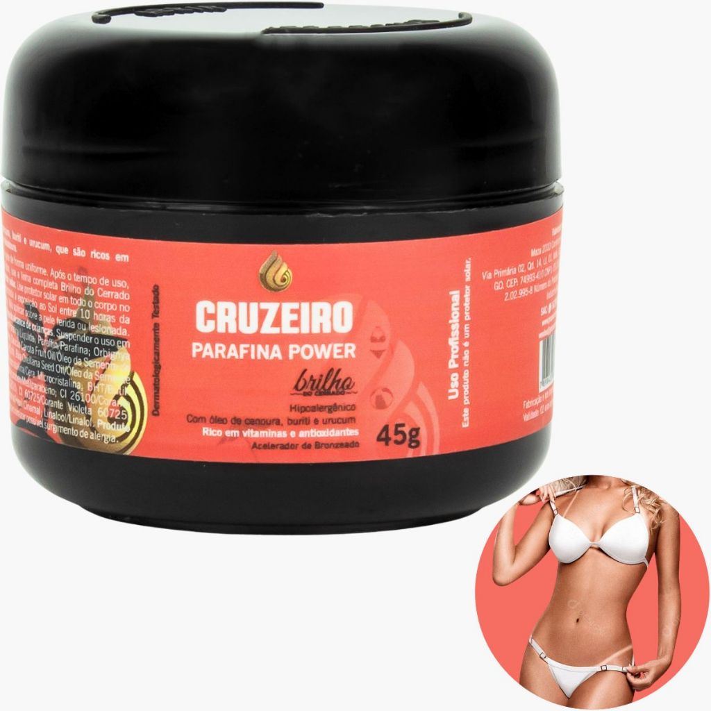 Mini Parafina Power Brilho Do Cerrado Bronze Cruzeiro 45G