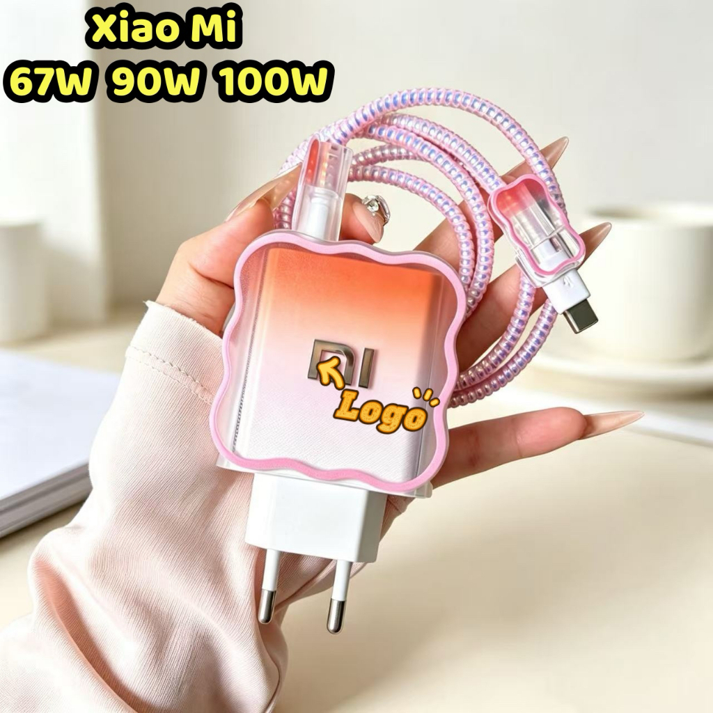 Protetor De Carregador Xiaomi 67W 90W 100W Compatível Com A Gama Completa De Protetores De Cabo