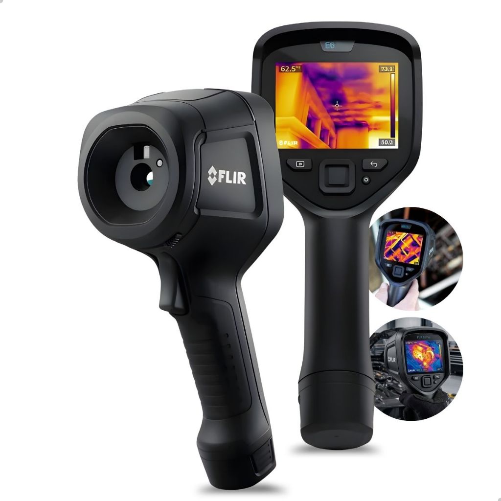 Câmera Termográfica Flir E6 Pro 43.200 Pixels Ignite WiFi Imagem Térmica Industrial Manutenção Elétrica