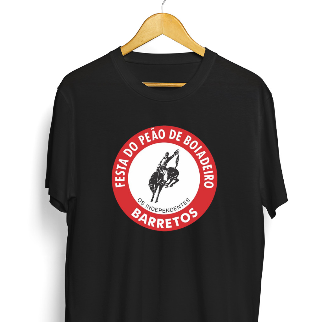 Camiseta Barretão Independentes Estampa Personalizada 100% Algodão