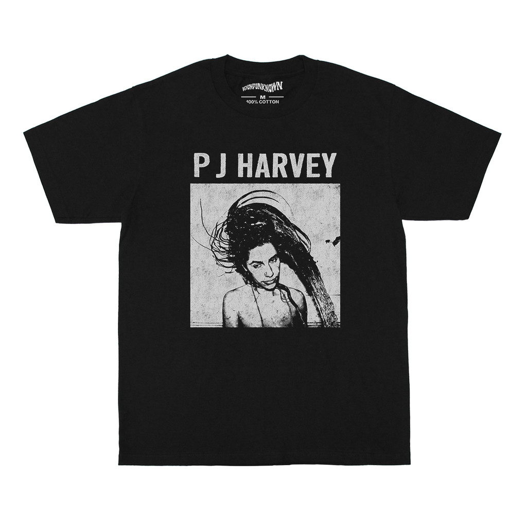 Music Soul Camiseta Unissex P J Harvey Rid Of Me Rock Independent Retrô Estilosa Confortável Casual