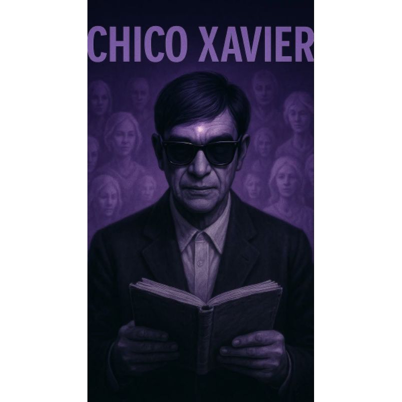 QUADRO DECORATIVO PLACA MDF-CHICO XAVIER