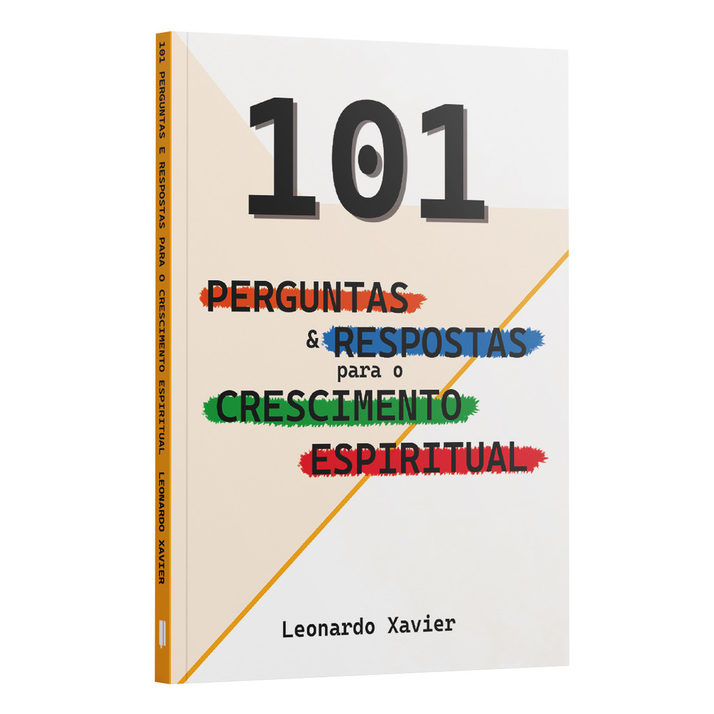 Kit 10 livros - 101 perguntas e respostas para o crescimento espiritual | Leonardo Xavier