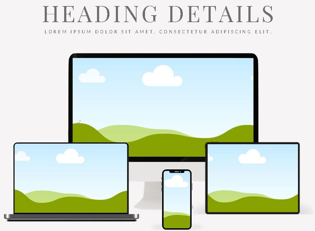 Canva Mock-up templates and Font Bundle