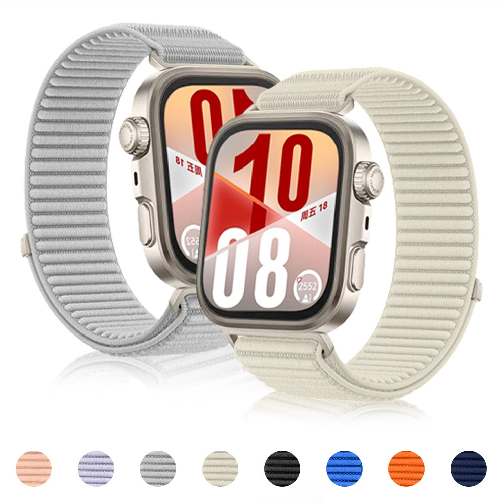Pulseira Esportiva De Nylon Para Huawei Watch Fit 4/4 Pro/3 Respirável Ajustável Cinto Acessórios De Smartwatch