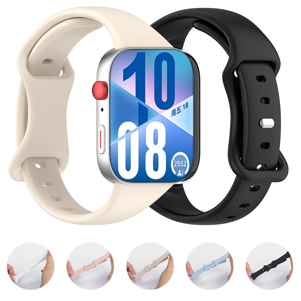 Pulseira Esportiva De Silicone Para Huawei Watch Fit 4/4 Pro , De Borracha Fina , Acessórios Substituíveis Smartwatch 3