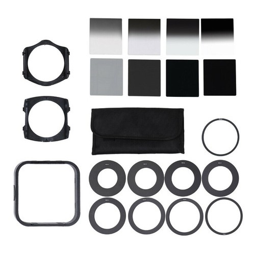 Kit Filtros Nd Quadrados Suporte E Anéis Adaptador Com Nota