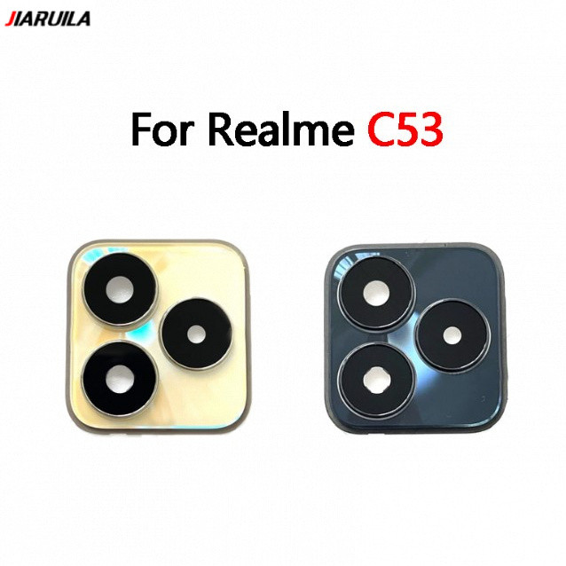 Lente De Câmera Traseira Para Suporte De Moldura De Vidro Principal Realme C53