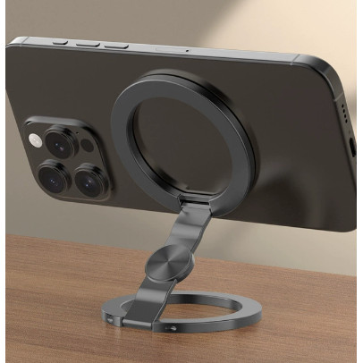 MagSafe Phone Grip & Fidget Spinner , Suporte Magnético 2 Em 1 Gunmetal