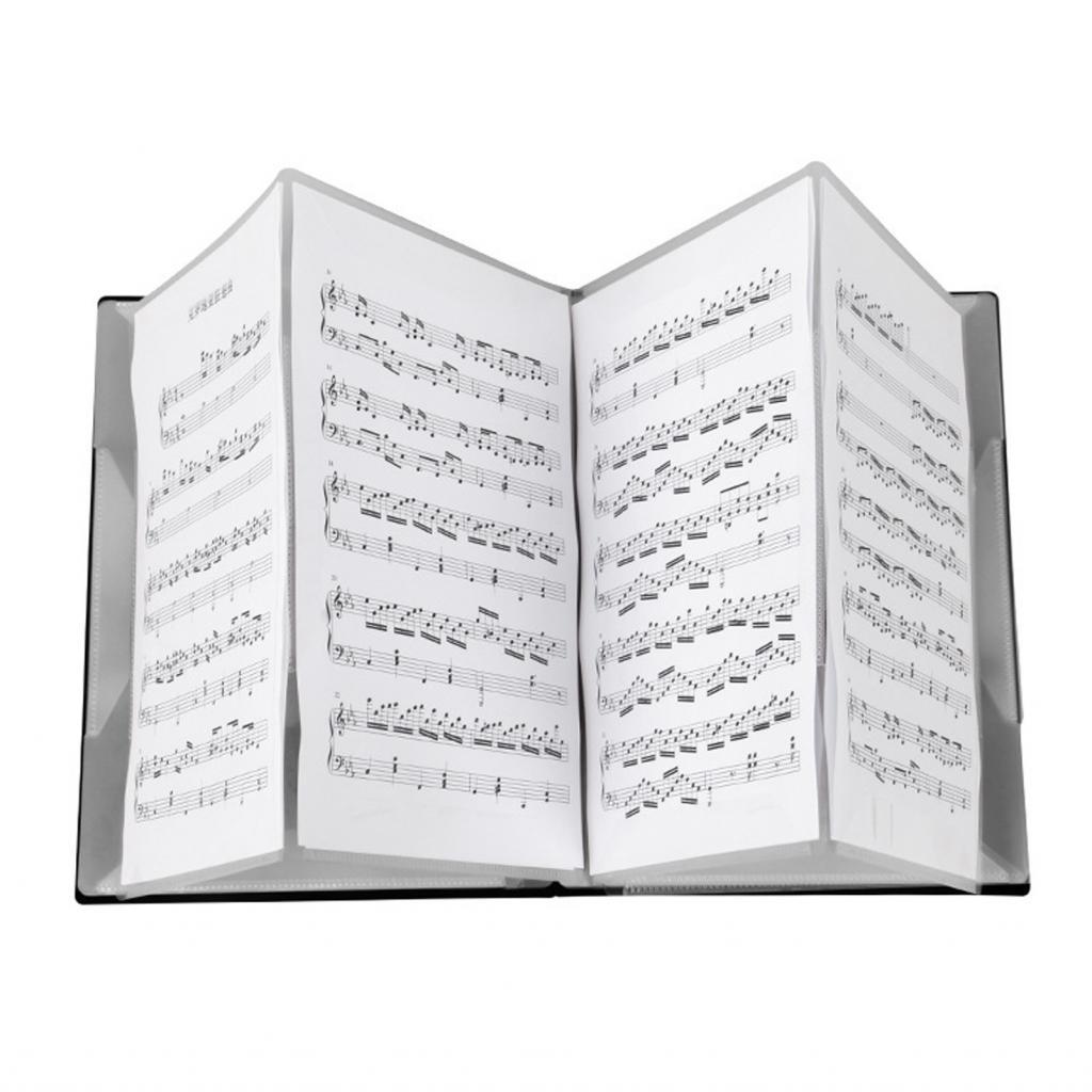 Music File Folder  PP Waterproof Writable Wide Application Sheet for Orchestras