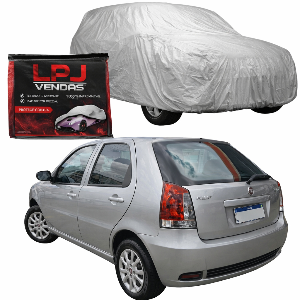 Capa Para Cobrir Carro Palio Fire Impermeável Protege Sol Chuva Poeira