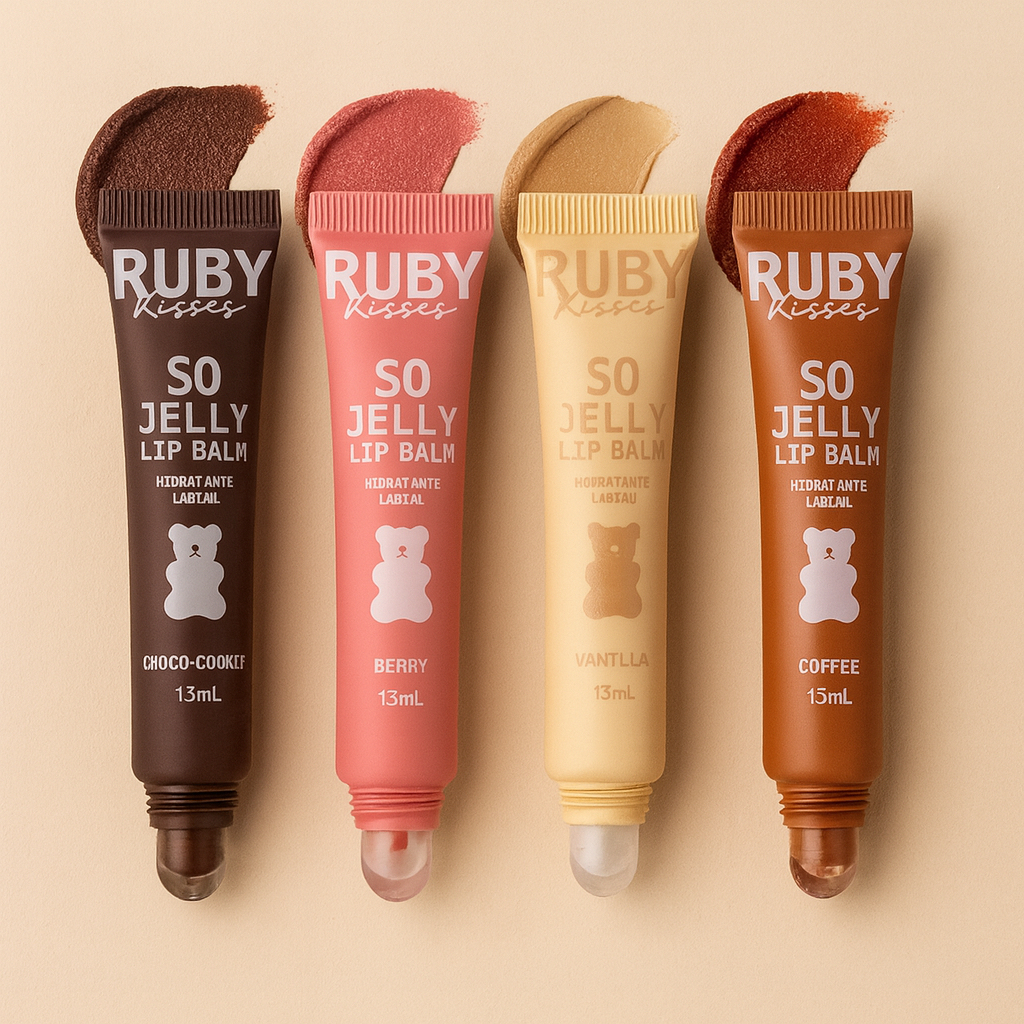Lip Balm So Jelly Ruby Kisses Hidratante Labial Lábios Ressecados Brilho