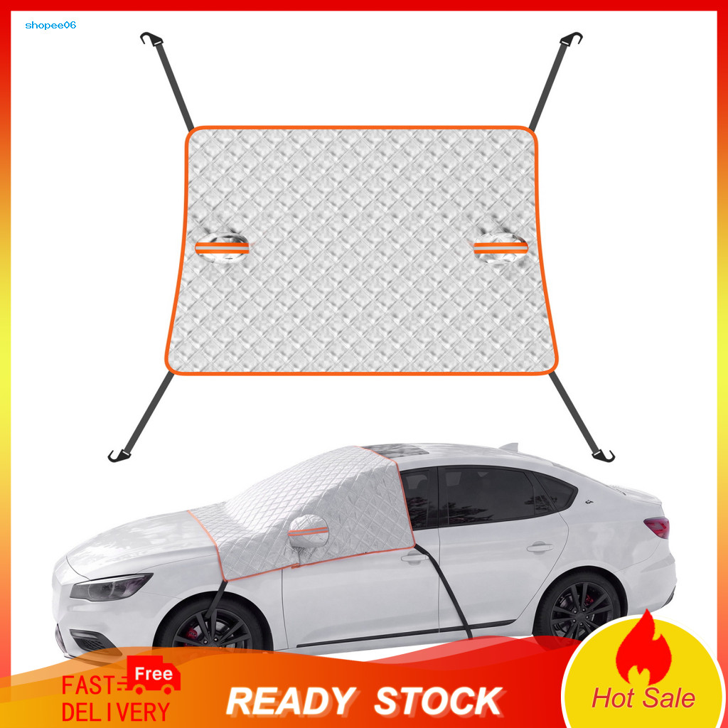 Car Winter Accessories Windshield Snow Cover Frost Guard with Half Design Anti-snow Ice Protection for Auto Suv – Easy