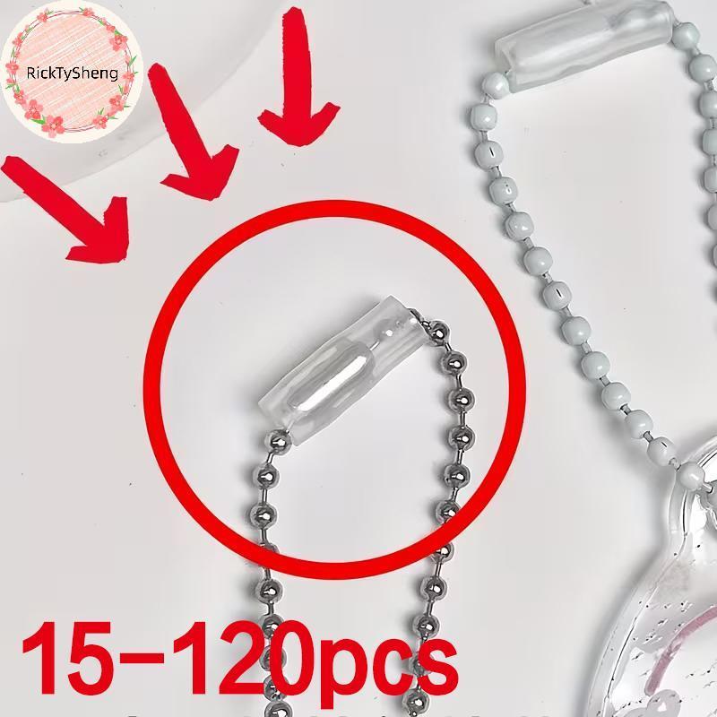 RTS AntiLost Photo Card Holder Bead Chain Design Armazenamento De Crachá De Identificação Seguro Para Trabalho Ao Ar Liv