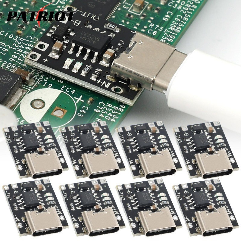 Placa De Carregamento De Bateria De Lítio Tipo C Ultracompacta 3.7 V Com Proteção Contra Sobrecarga , Mini Módulo De Car