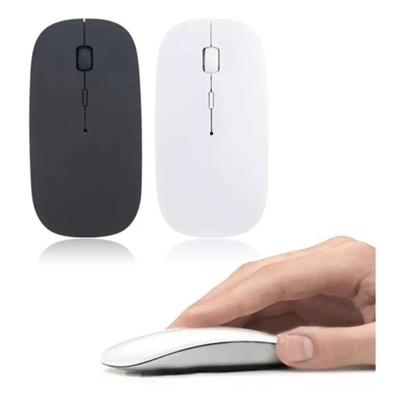 Mouse Sem Fio Wireless Óptico Slim 2.4G Aleatório P/B