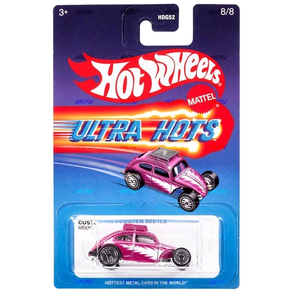 Hot Wheels Fusca Custom VW Beetle Série Esp. Ultra Hots 8/8