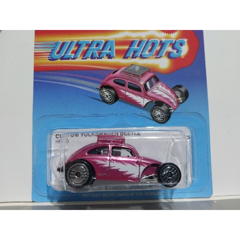 Fusca Volkswagen Beetle Custom 1/64 Série Ultra Hots Hot Wheels