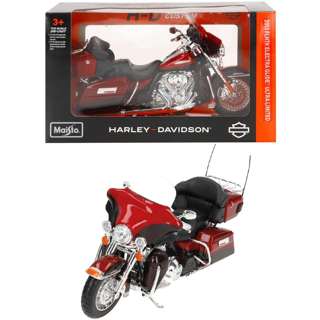 2013 FLHTK Electra Glide Ultra Limited - Moto Harley Davidson - HD Custom - 1/12 - Maisto