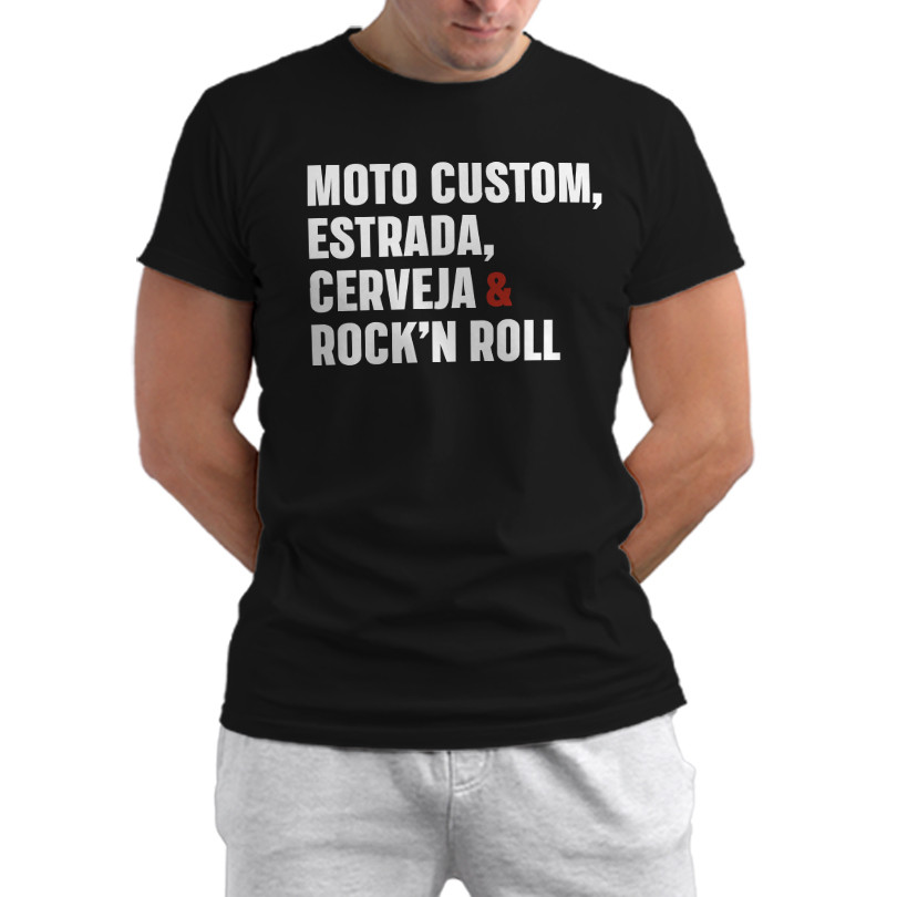Camiseta Harley Camisa Moto Custom Shadow 600 750 Bollervard Davidson Dragstar Ultra Glide Varias Cores Pronta Entrega