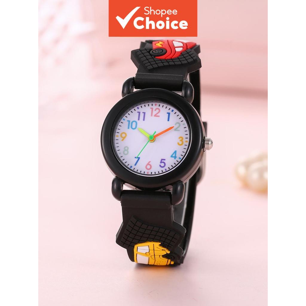 VMI Cartoon Sports Kids Watch-Futebol Astronauta Tema De Carro Relógio De Quartzo Moda Pulso Presente De Feriado Para Me