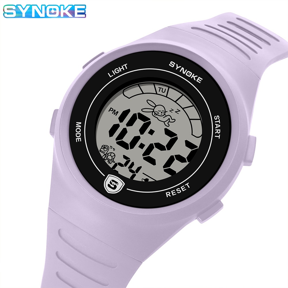 Synoke Kid Digital Sport watch LED Alarme Relógio À Prova D'água Para Crianças E Meninas