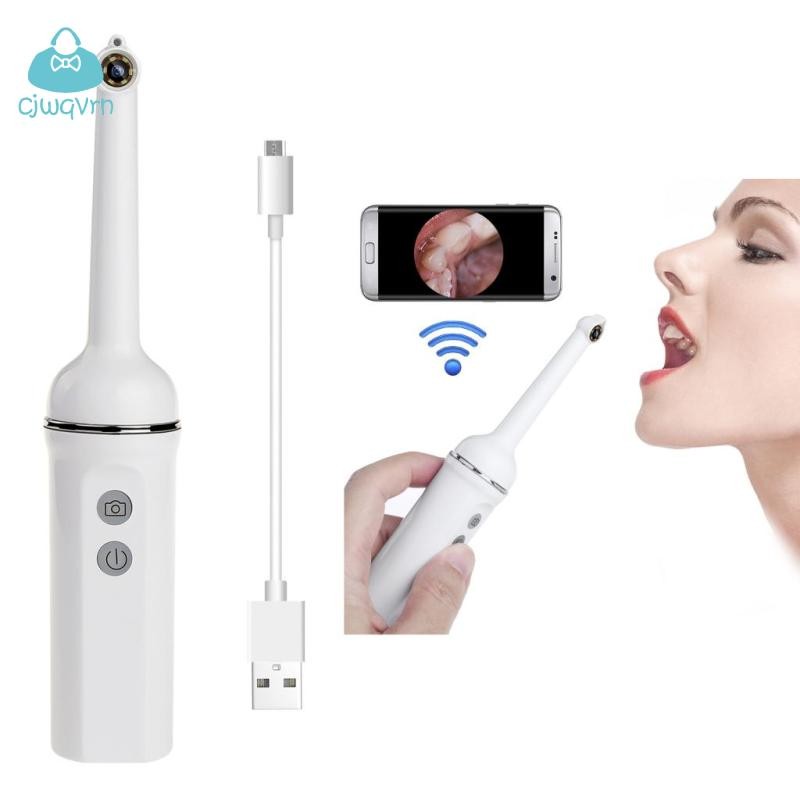 [cjwqvrn] Câmera Intraoral Sem Fio Dental Wifi Endoscópio HD Em Tempo Real