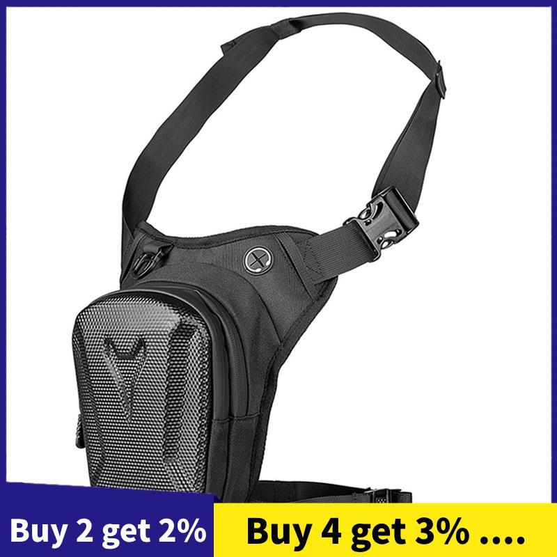 Bolsa Lateral Para Perna De Motocicleta EVA Hard Shell Pacote De Cintura Bolsas De Armazenamento Moto Ao Ar Livre