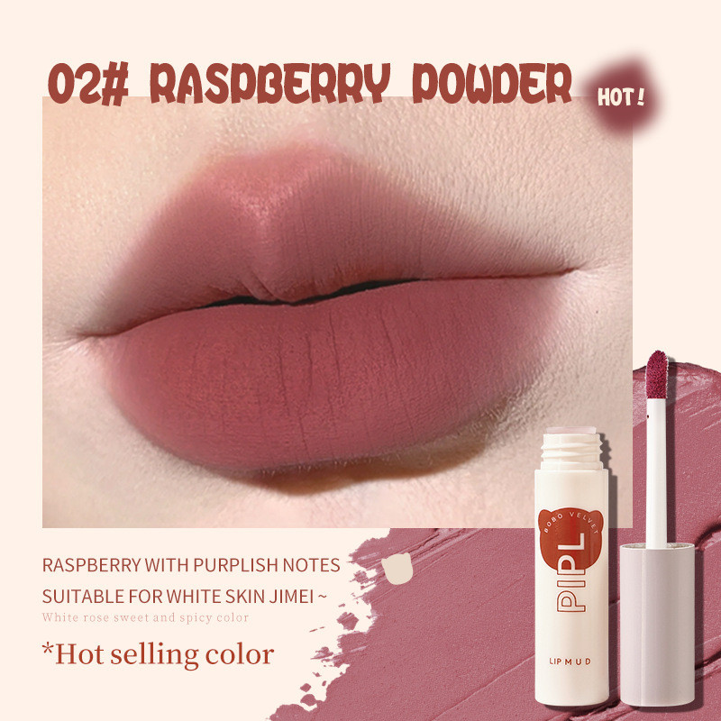 Velvet Lip Clay Matte Batom Branqueador Sem Maquiagem Maquiagem Leve Não É Fácil de Desbotar