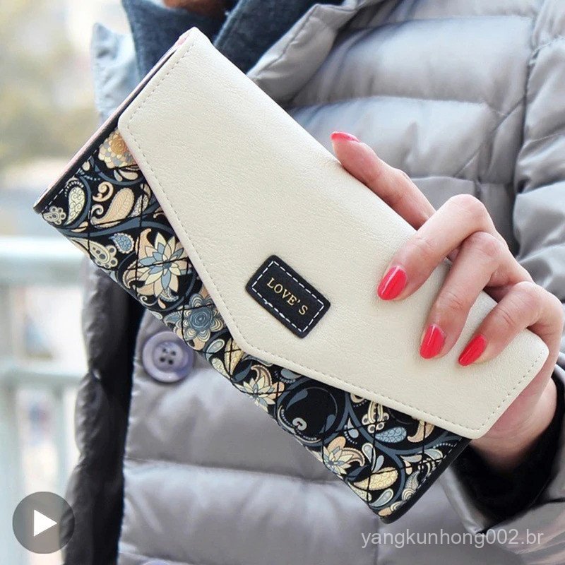 Women Wallet Female For Lady Coin Purse Long Clutch Bag Money Phone Girl Card Holder Cardholder Caibu Hammock Perse Wole