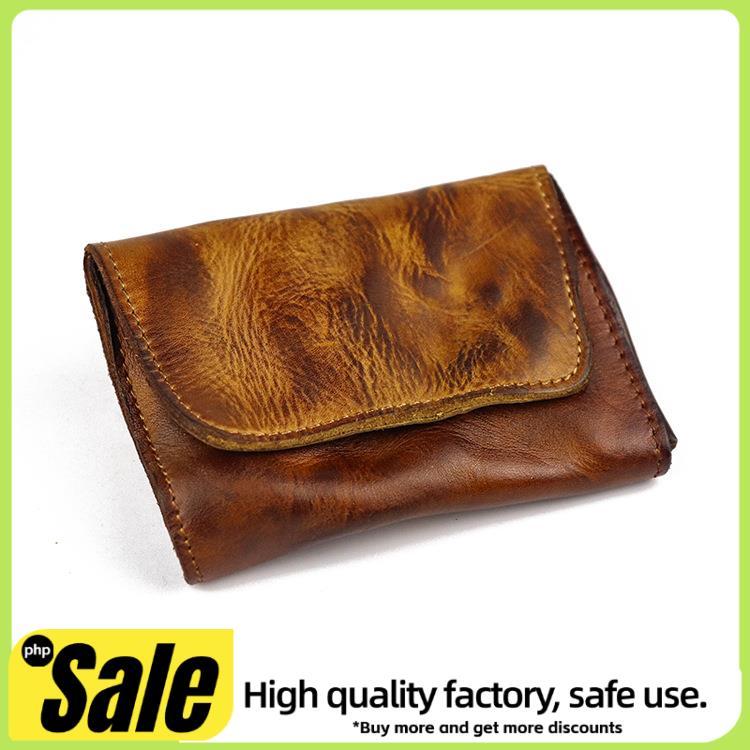 Bolso De Moedas Retrô Feito À Mão , Mini Carteira Fashion , Bolsa/Dinheiro/Estojo De Cartão Para Homens E Mulheres