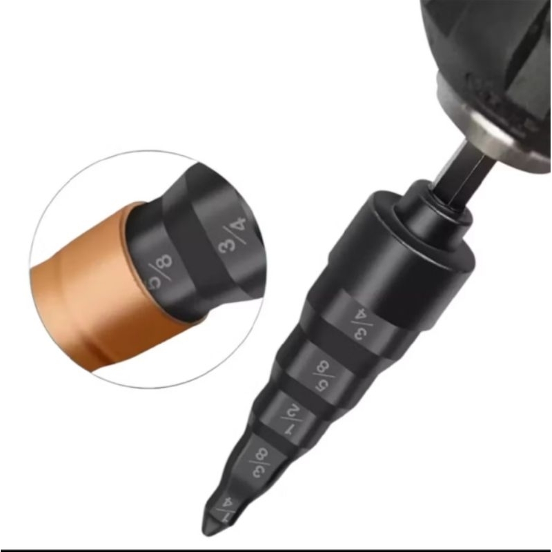 Air Conditioner Tool Copper Tube Expander for HexDrill Expanding 1/4,3/8, 1/2,5/8,3/4