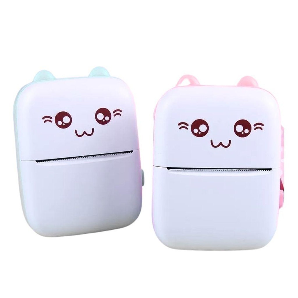 Mini Impressora Térmica Kawaii Portátil BT 200dpi Infantil Bluetooth