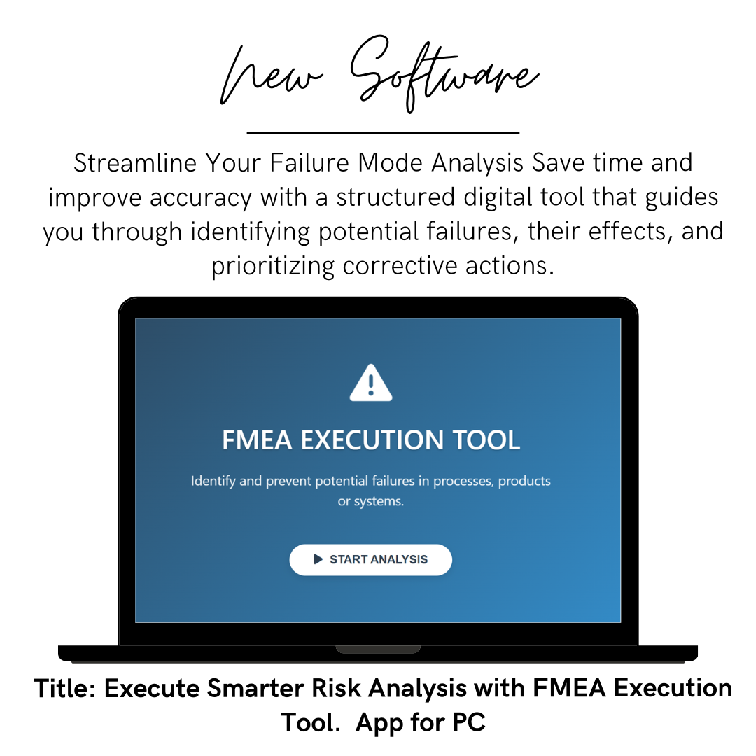 Prevent Costly Failures Forever: FMEA Execution Tool Digital – Instant Download Failure Mode & Effects Analysis Facilitator for Businesses, Teams & Startups