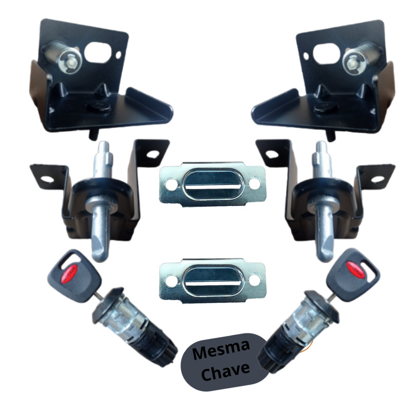 Kit Cilindro Par Suporte Superior E Inferior Trinco Capo Ford Cargo Novo