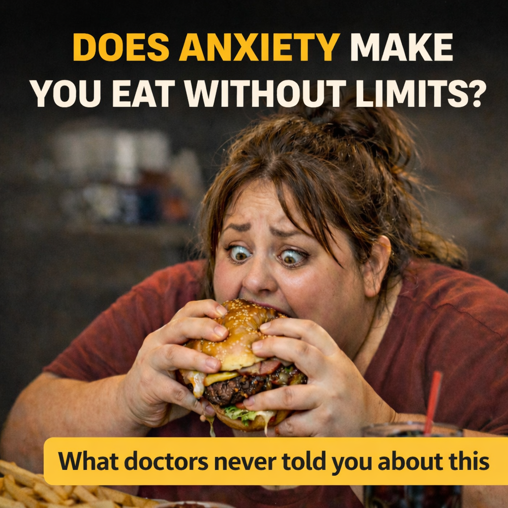 DOES ANXIETY MAKE YOU EAT WITHOUT LIMITS ?