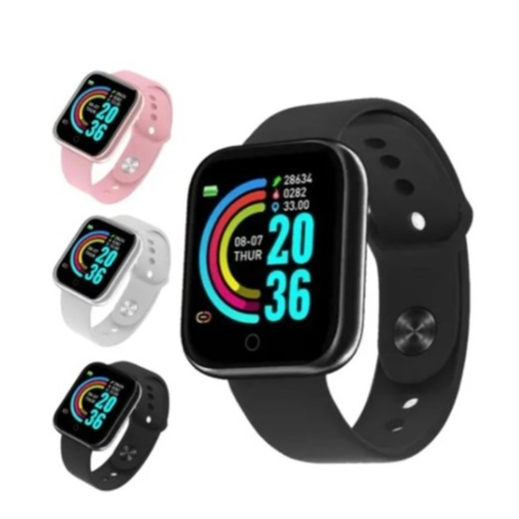 Relógio Smartwatch D20 Pro Bluetooth Coloca Foto na Tela Monitor Cardíaco Pressão Esportivo Android iPhone