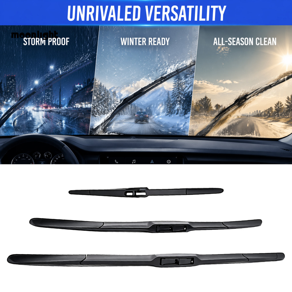3 Pcs Windshield Wiper Blades Set for Kia Sportage 2016-2020 – 26 16 11 All-weather Front Rear Replacement Wipers Dura